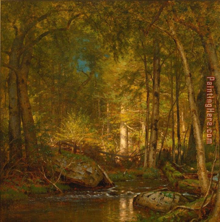 Thomas Worthington Whittredge Sunlight in The Forest